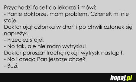 Przychodzi facet do lekarza