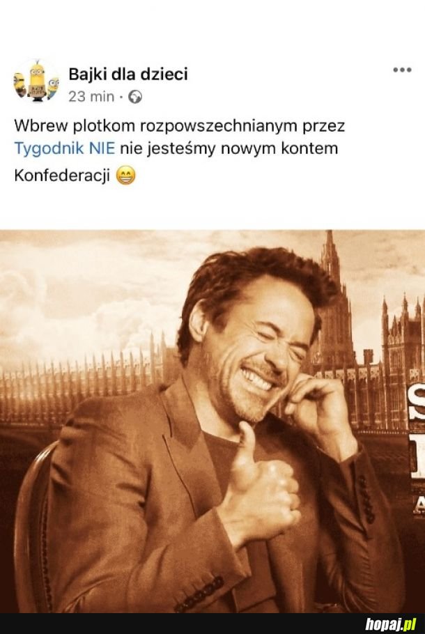 I teraz Minionki będą mi się kojarzyć z konfederatami...