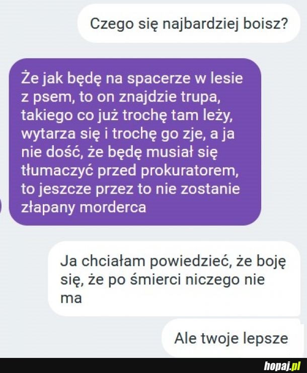 A czego Ty się boisz