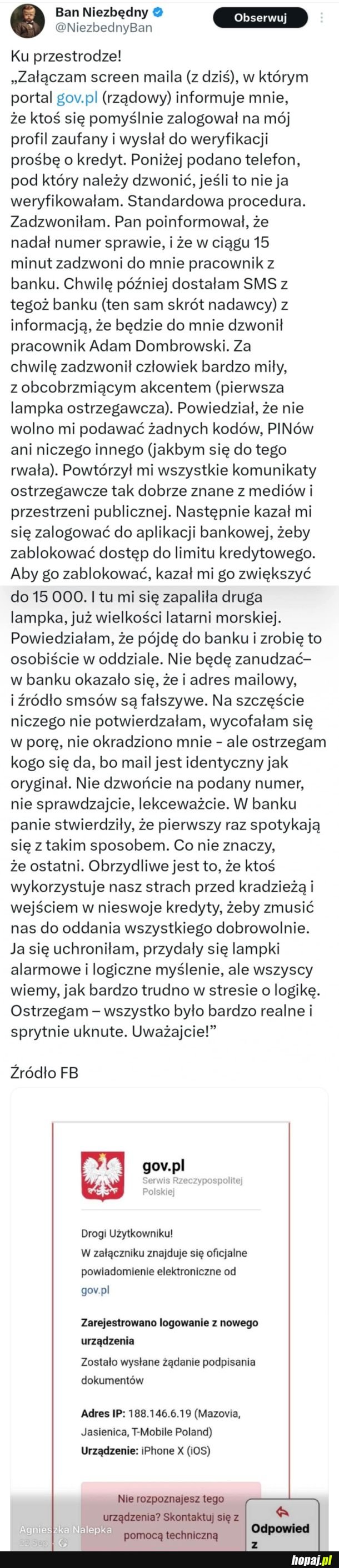 Ku przestrodze