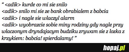 Kurde, coś mi się śniło