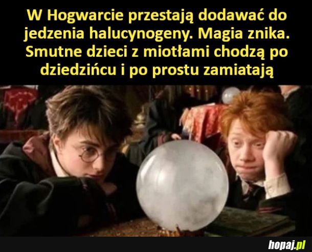 Hogwart bez halucynogenków