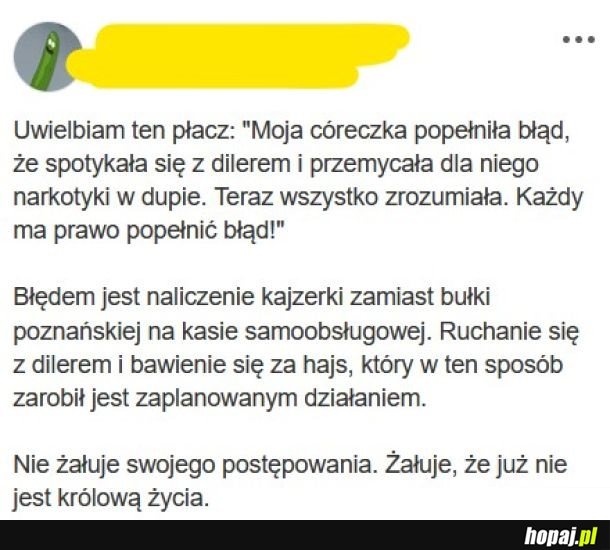 Teraz płacz.