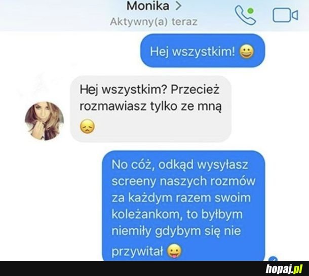 Ładnie się przywitał