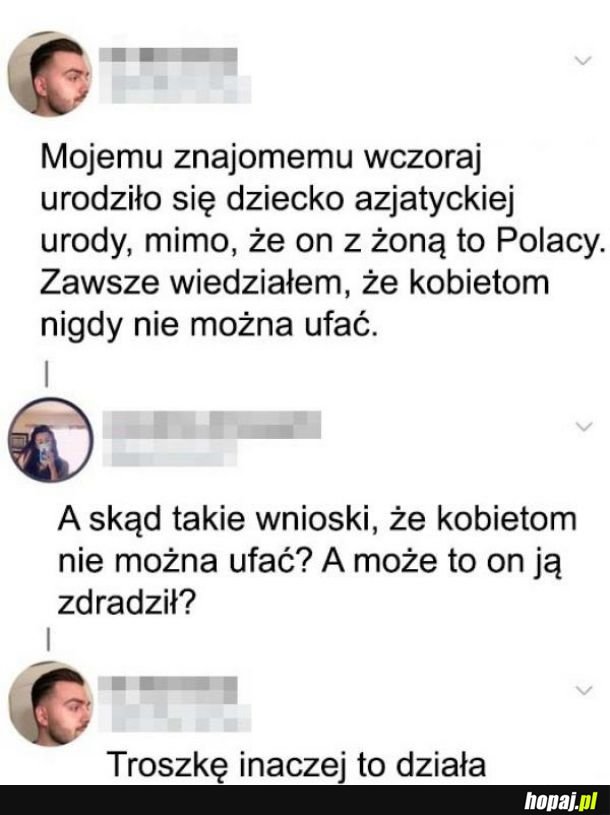 Coś pomieszała