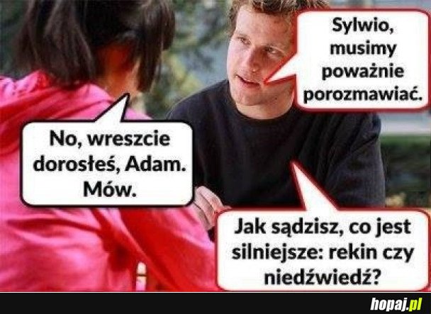 POWAŻNA ROZMOWA