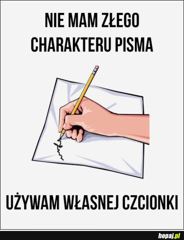 CHARAKTER PISMA