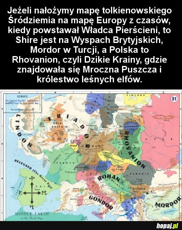 Europa według Tolkiena