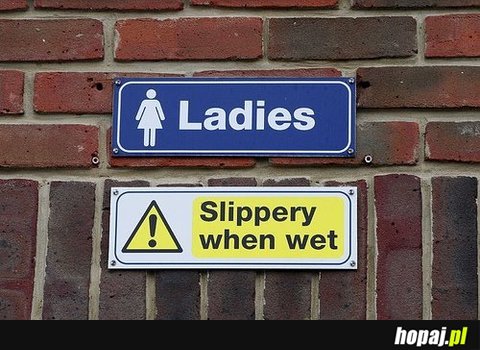 Slippery when wet