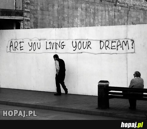 Are you living your dream ?