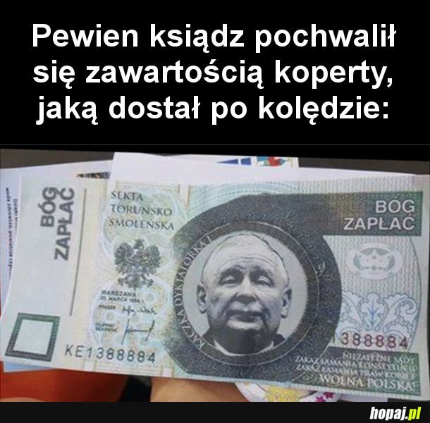 Koperta dla księdza