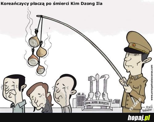 Koreańczycy płaczą po śmierci Kim Dzong Ila