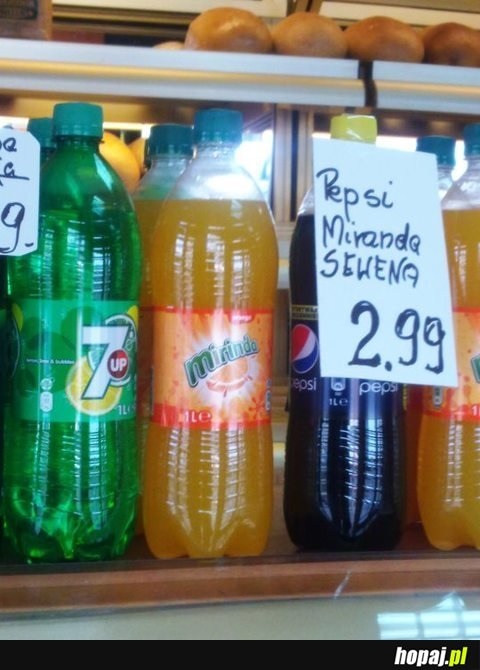 Pepsi, Mirinda...