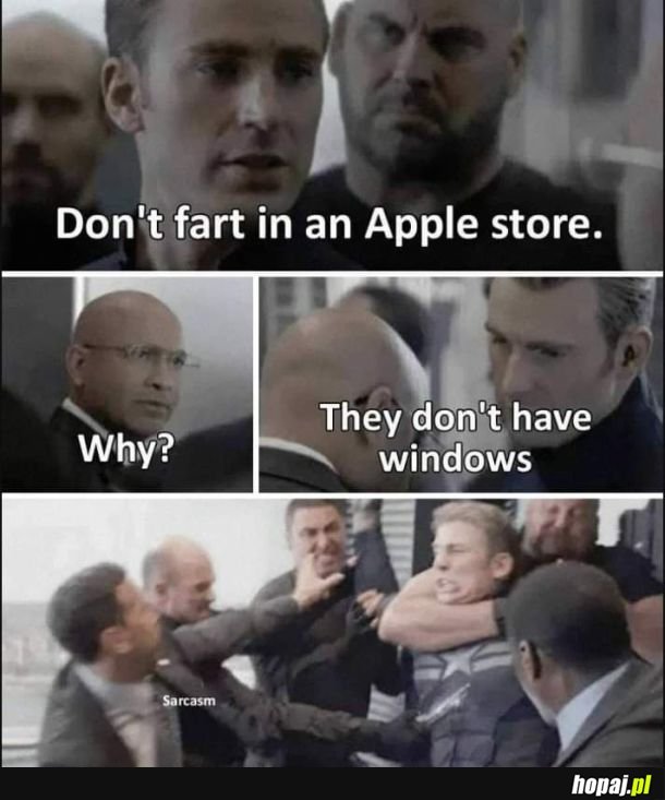 Nie mają Windows'ów.