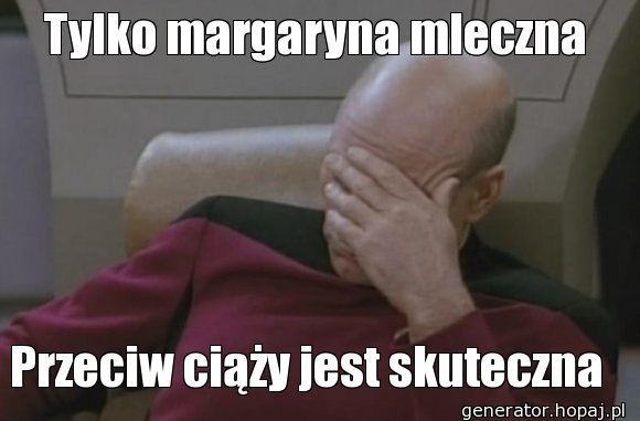 Tylko margaryna mleczna