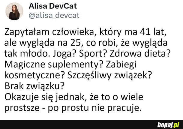 Sekret młodego wyglądu