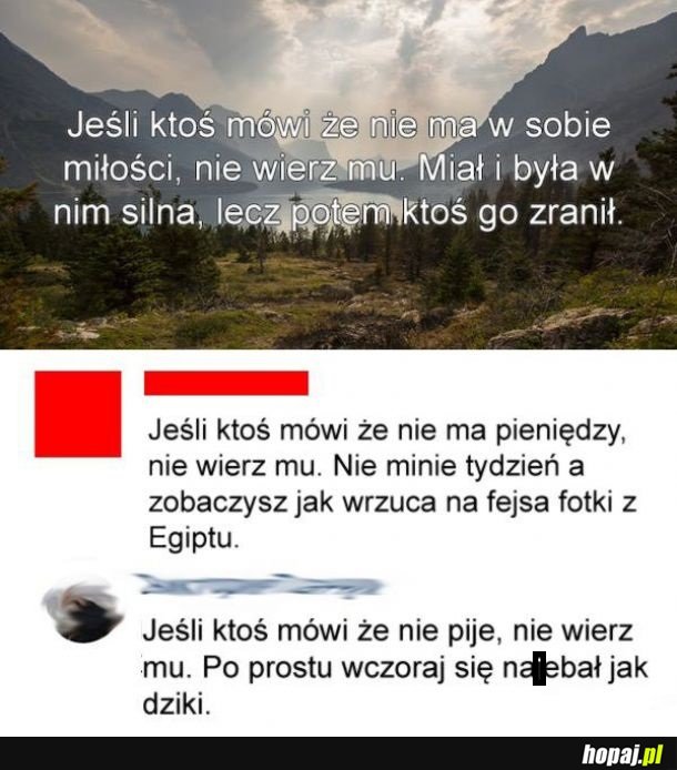 Nie wierz mu