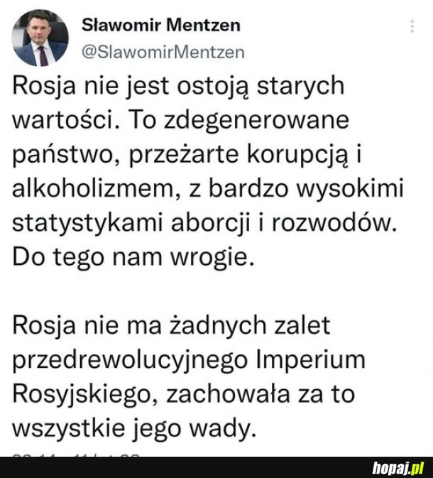 Metzen i Korwin w jednym stali domu...