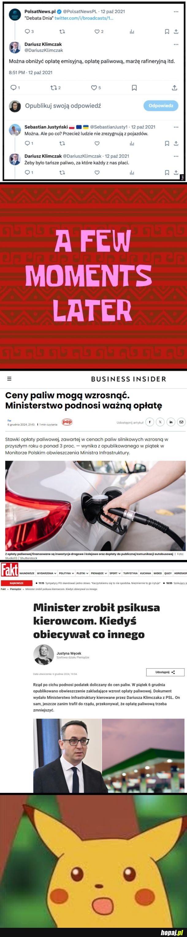 Hej #Frajerzy_PL! Dobre wieści! Sytuacja się zmieniła i wg już ministra już nie musimy obniżać: opłaty emisyjnej, paliwowej, marży itd. a paliwo nie musi być tańsze.