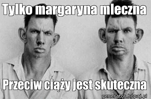 Tylko margaryna mleczna