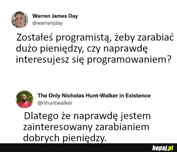 Dla pieniędzy