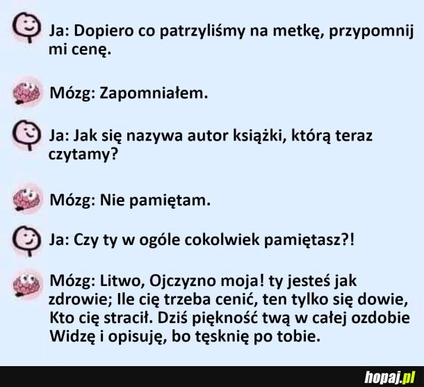 Rótko o mojej pamięci