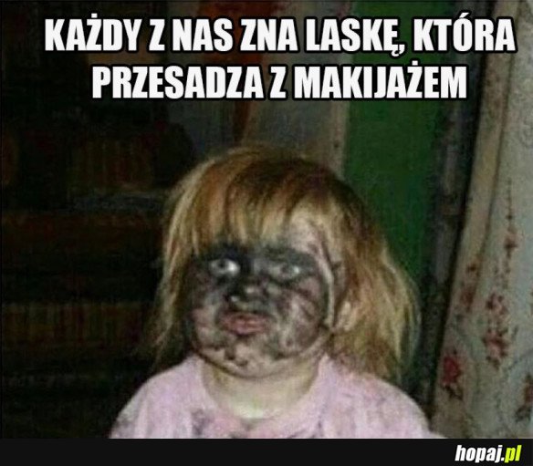 LASKA PRZESADZA Z MAKIJAŻEM