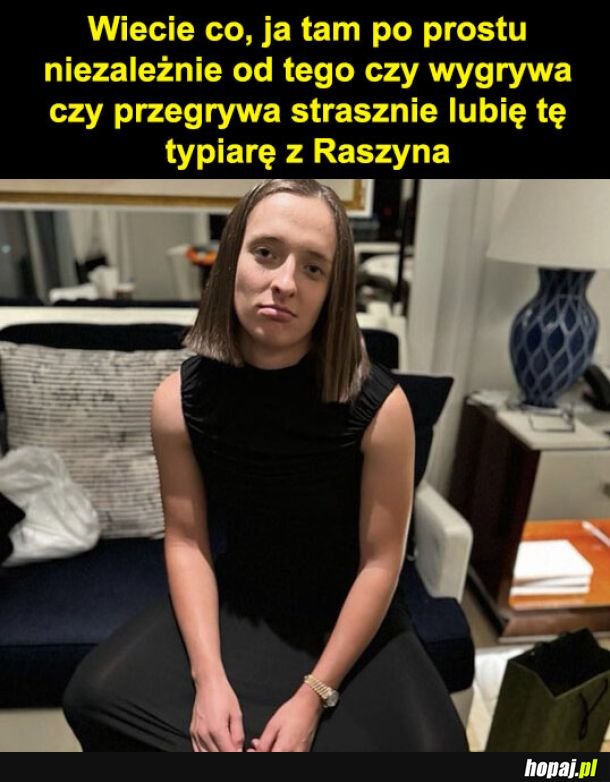 Bardzo ją lubię