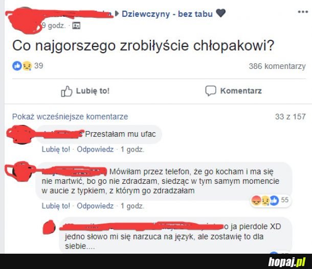 Co najgorszego zrobiłyście chłopakowi? 