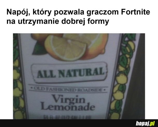 Sekretny napój graczy Fortnite