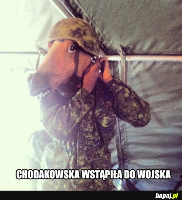 Chodakowska w wojsku