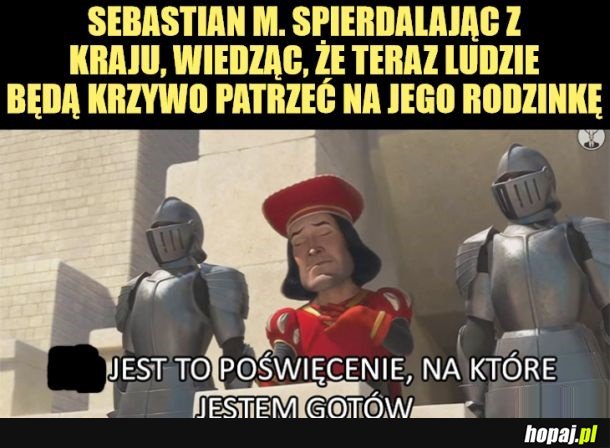 Był na to gotowy.