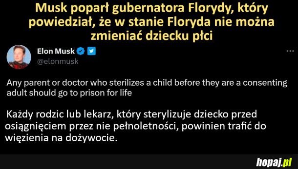 Zmiana płci u dziecka