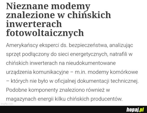 Chińczyk nie dość, że sprzedaje po taniości to jeszcze dorzuci coś od siebie. Tylko ci mają jeszcze problem