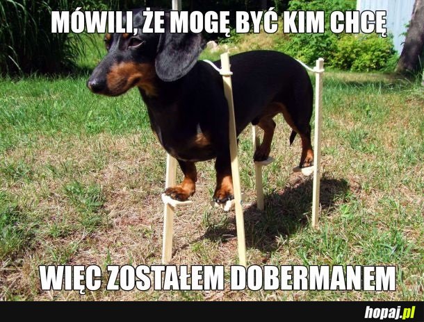 Mogę być kim chcę