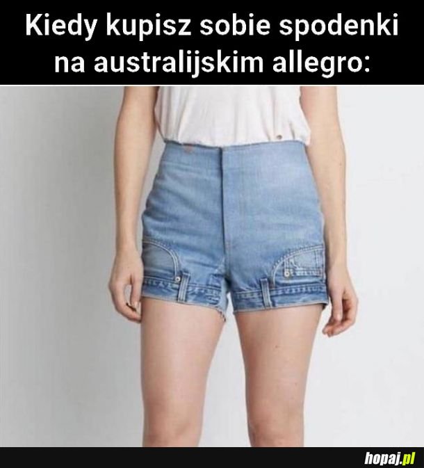 Spodenki z Australii 