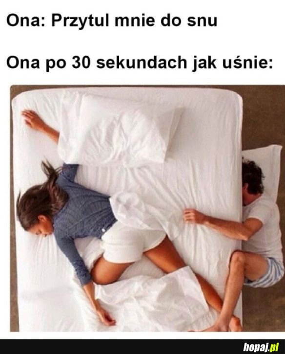 Spanie z dziewczyną takie jest