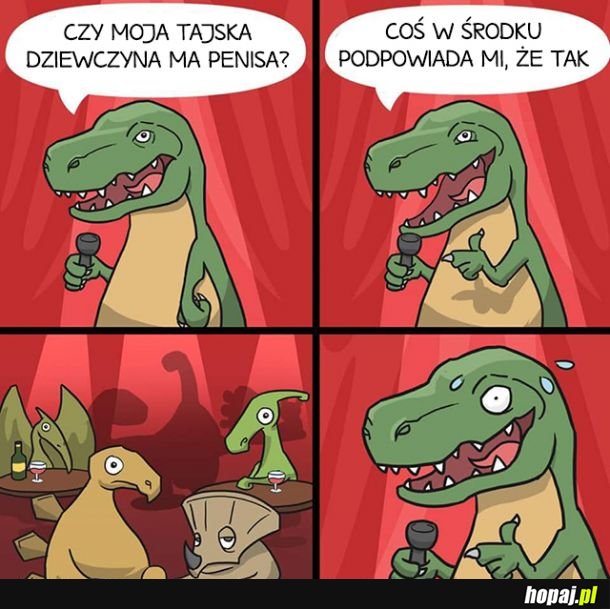 Niezręczny żart T-rexa