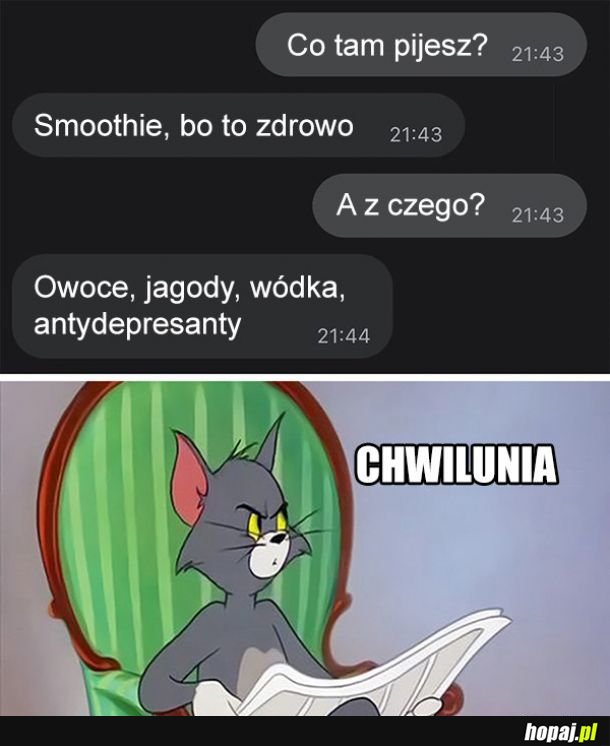 Dziwne smoothie