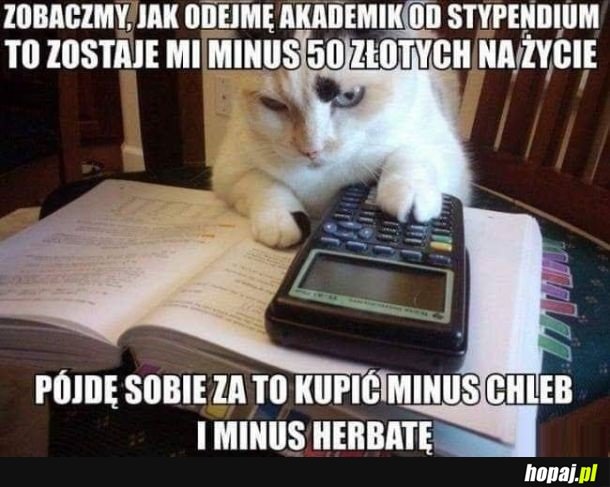Trudne życie studenta