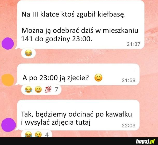 Zgubiona kiełbasa