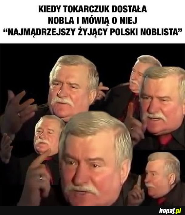 Tokarczuk i Wałęsa