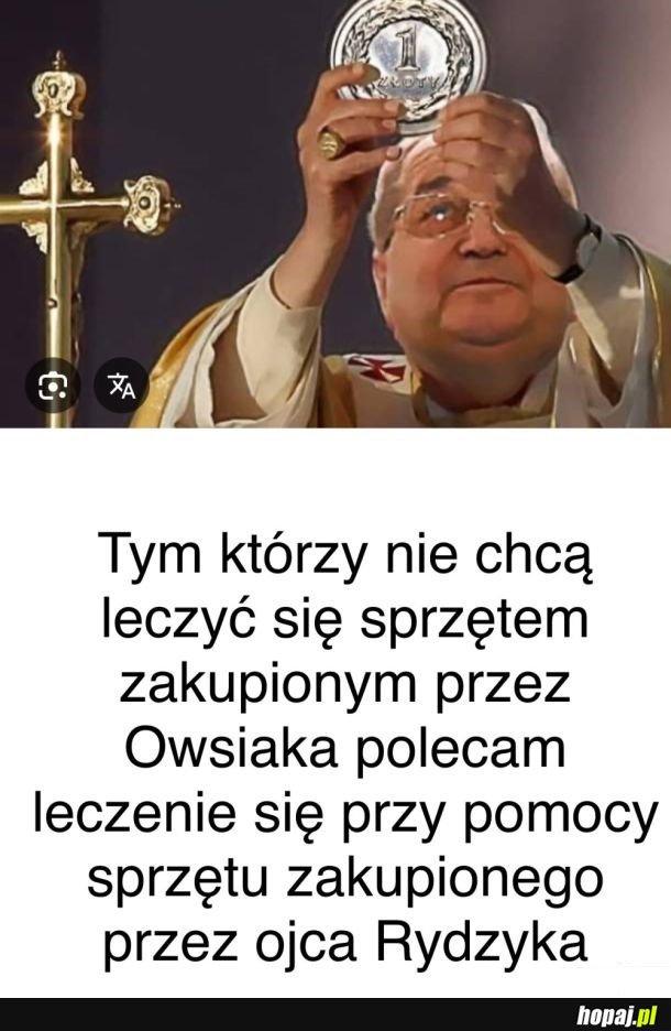 Wolny kraj wolny wybór. Rydzyk nażebrał przecież duuużo więcej kasy