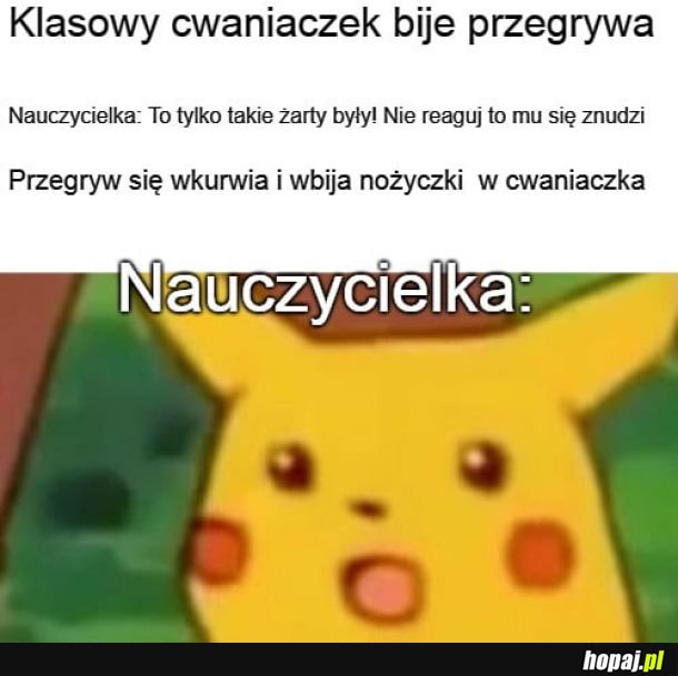 Typowa nauczycielka