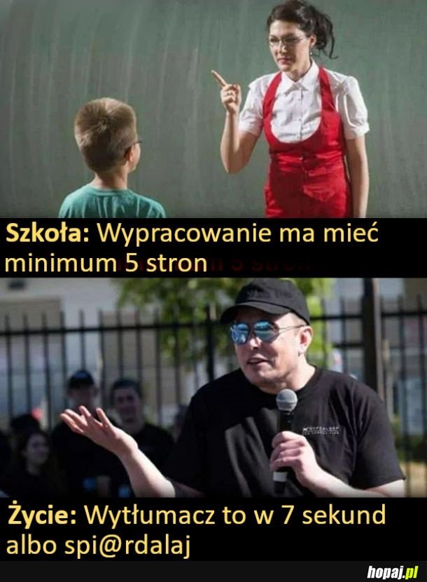 Szkoła vs. życie