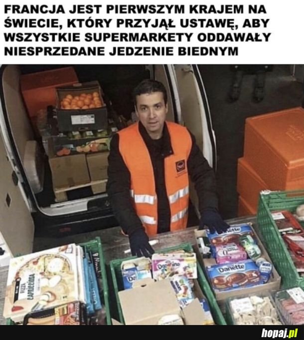 A u nas kara za przekazanie potrzebującym jedzenia i tak przeznaczonego do wyrzucenia