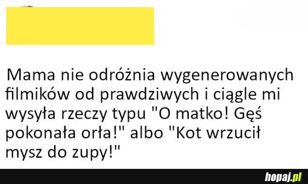 A niedługo też przestanę odróżniać fejkowe filmy od prawdziwych