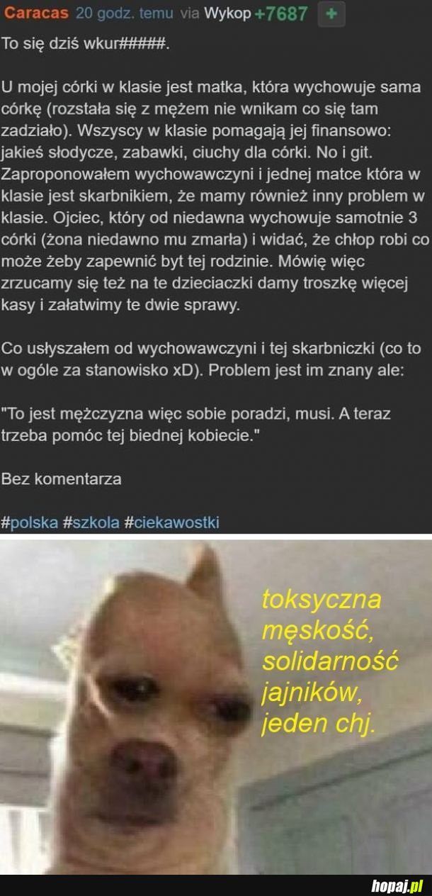 Coś tam coś tam mężczyźni gorsi