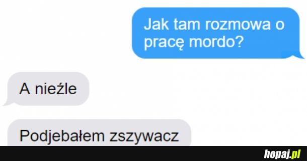 Rozmowa o pracę