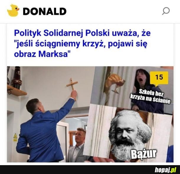 Boli mnie krzyż